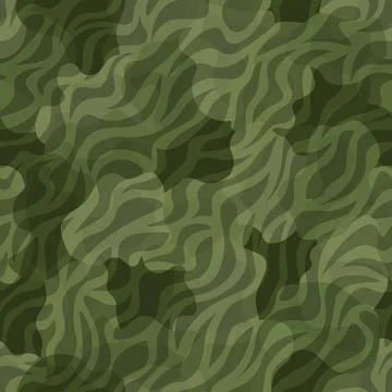 Camouflage seamless pattern background masking camo repeat print Stock Illustration