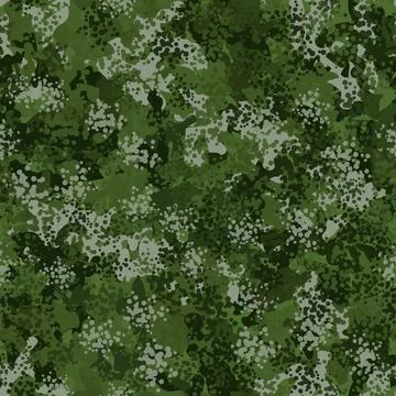 Camouflage seamless pattern background masking camo repeat print Stock Illustration