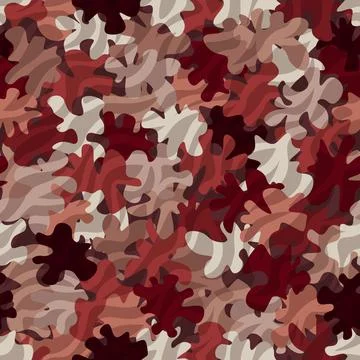 Camouflage seamless pattern background masking camo repeat print Stockillustratie