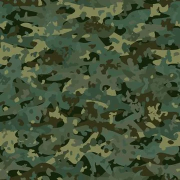 Camouflage seamless pattern background masking camo repeat print イラスト素材