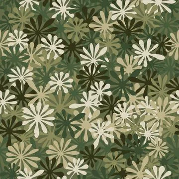 Camouflage seamless pattern background masking camo repeat print Illustrazione stock