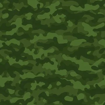 Camouflage seamless pattern background masking camo repeat print Stock Illustration