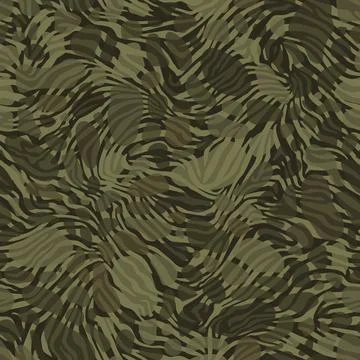 Camouflage seamless pattern background masking camo repeat print Stock Illustration