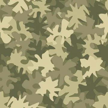 Camouflage seamless pattern background masking camo repeat print Illustrazione stock