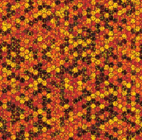 Camouflage seamless pattern with hexagonal endless geometric camo Illustrazione stock