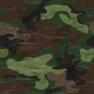 Camouflage seamless pattern Illustrazione stock