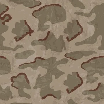 Camouflage seamless pattern Stock Illustration