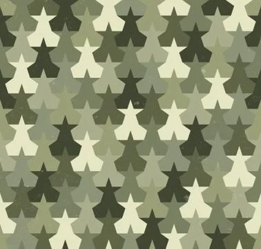 Camouflage seamless pattern Stock Illustration