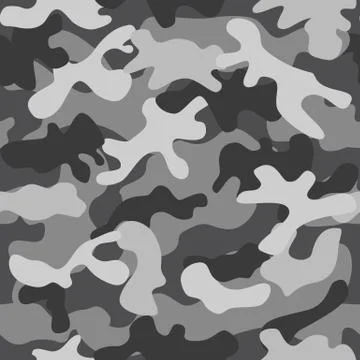Camouflage seamless pattern. Illustrazione stock