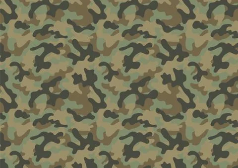 Camouflage seamless pattern Stock Illustration