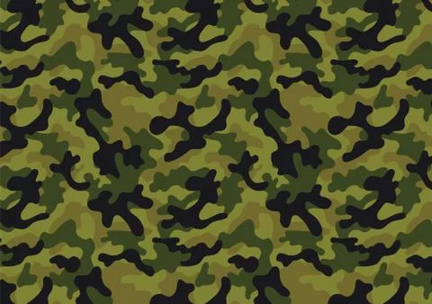 Camouflage seamless pattern Stock Illustration