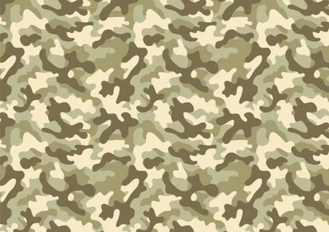 Camouflage seamless pattern Stock Illustration