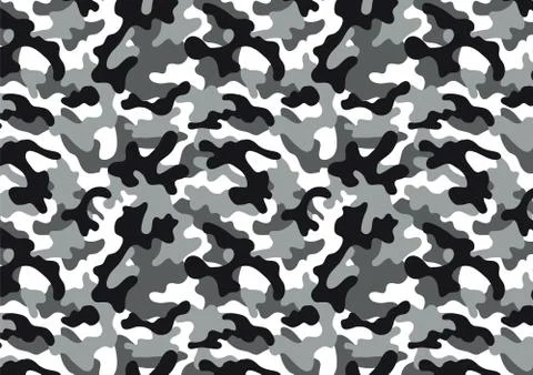 Camouflage seamless pattern Stock Illustration