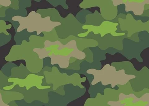 Camouflage seamless pattern. Stock Illustration