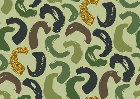 Camouflage seamless pattern. Stock Illustration