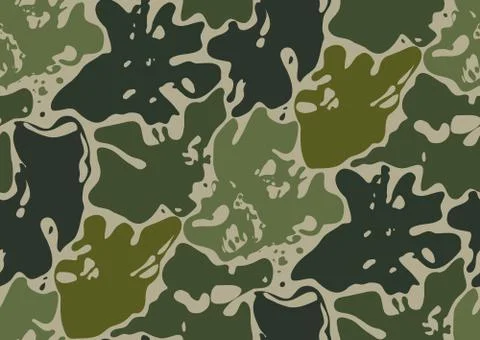 Camouflage seamless pattern. Stock Illustration