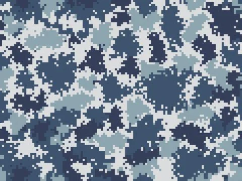 Camouflage seamless pattern. Stock Illustration
