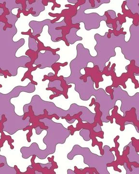 Camouflage seamless  pattern Stock Illustration