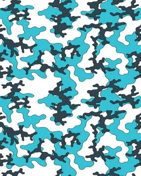 Camouflage seamless  pattern Stock Illustration