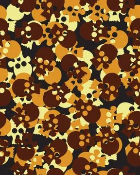 Camouflage seamless  pattern Stock Illustration