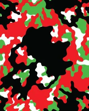 Camouflage seamless  pattern Stock Illustration