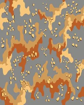 Camouflage seamless  pattern Stock Illustration