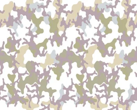 Camouflage seamless  pattern Stock Illustration