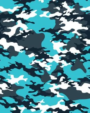 Camouflage seamless  pattern Stock Illustration