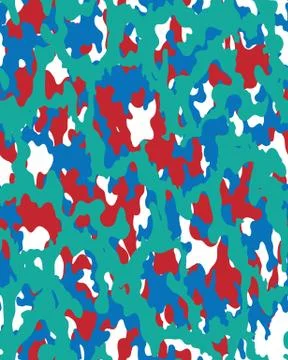 Camouflage seamless  pattern Stock Illustration