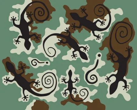 Camouflage seamless  pattern. Stock Illustration