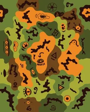 Camouflage seamless  pattern Stock Illustration