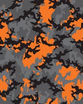 Camouflage seamless  pattern Stock Illustration