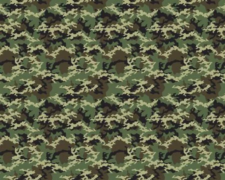 Camouflage seamless pattern Stock Illustration