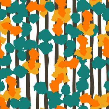 Camouflage seamless pattern. Irregular shapes endless wallpaper. Abstract ani イラスト素材