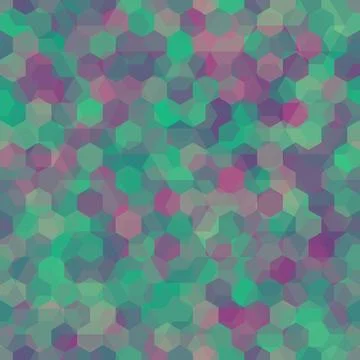 Camouflage seamless pattern. Urban hexagonal fashion clothing style. Stock Illustration