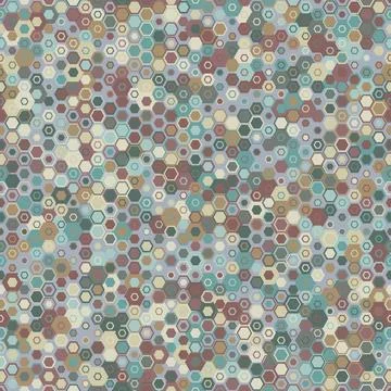 Camouflage seamless pattern. Urban hexagonal fashion clothing style イラスト素材