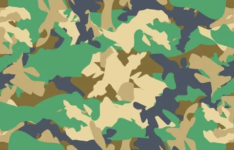 Camouflage seamless vector Stock Illustration