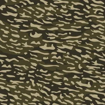 Camouflage Seamless Wallpaper Backdrop Vector Stock Illustration