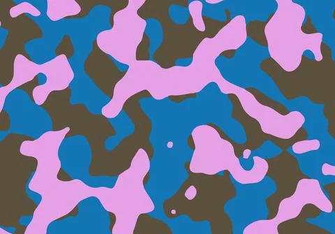Camouflage texture pattern. Abstract modern endless military background for f Stock Illustration