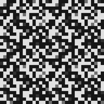 Camouflage texture pixel seamless pattern. Illustrazione stock