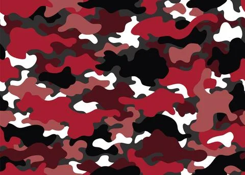 Camouflage texture seamless pattern. Abstract modern camo background for fabric 스톡 일러스트