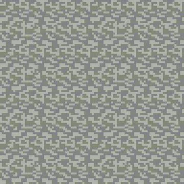Camouflage textured Knitting seamless pattern design in sage green Stock Illustration