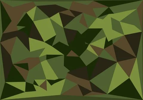 Camouflage triangle pattern. Vector grunge illustration. Military background 스톡 일러스트