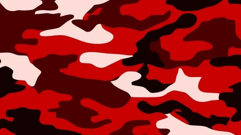Camouflage war red combat motion Stock Footage 126772517