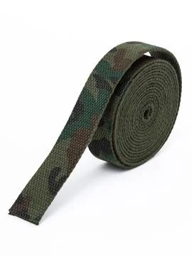 Camouflage webbing strap diagonal Stock Photos
