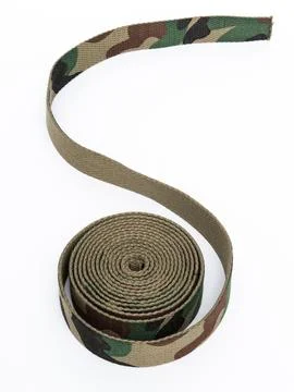 Camouflage webbing strap diagonal variant three Stock Photos