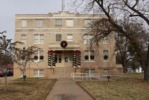 Camp County Courthouse Located in Downtown Pittsburg TX Stock Photos