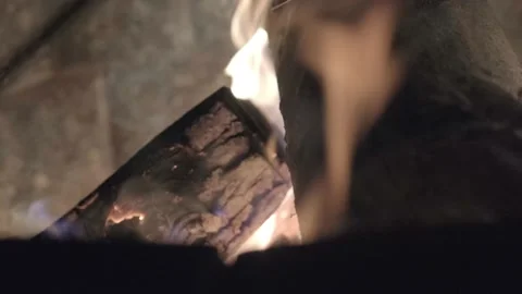 Camp Fire and Marshmallows - 2 Video stock 171717825