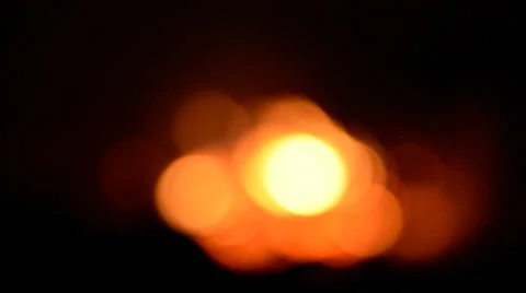 Camp Fire Bokeh Video stock 33464602
