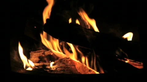 Camp fire Stock Footage 840374